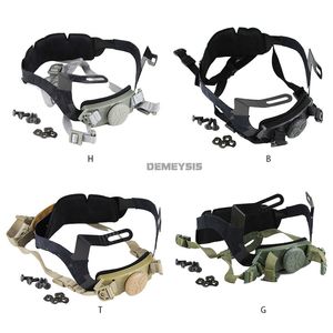 Tactical Fast Helmet Adjustable Strap Hunting Wargame Inner Locking Strap System Airsoft Helmets Accessories