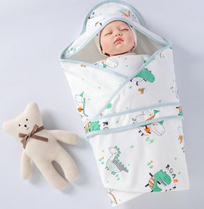 The latest 85X85CM blanket, baby swaddle wrapper, anti-shock sleeping bag, cotton material, many styles to choose from, support customization