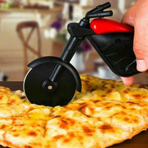 Motorcycle Cutter Pizza Knife Steel Cakes Kitchen Waffles Tools For Scissors Accessory Splitting Knife Baking