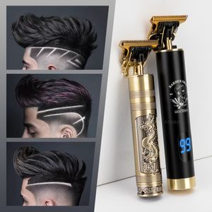 Electric Hair Cutting Machine For Men Dragon Barber Professional Hair Trimmer 0mm Beard Shaver USB Cordless Hair Clipper Set