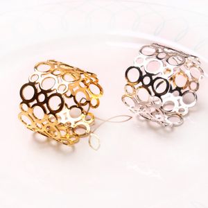 Gold Silver Holder Napkin Ring Sale Three Designs