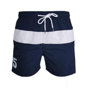 Mäns shorts sommar stor vit häst patchwork män strand torr casual swimwear baddräkt simma trunks surfbyxor har lnside net