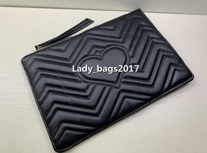 Luksusowe fali Wzory worki sprzęgła portfel torebka zamek to torebka Kobieta czarna torebka karta mężczyźni prawdziwy skórzany uchwyt paszportowy projektant Damier Ebene Evening torebki
