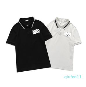 2021 mens polo Shirt Black and White High Quality Embroidered Fashion Luxury Men's Polos