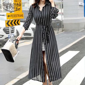 Spring Summer Outdoor Shawl Thin Chiffon Cardigan Jacket Sun-Proof Clothing Female Fairy Mid-Length Sun-Protective Clothing 9736 210528