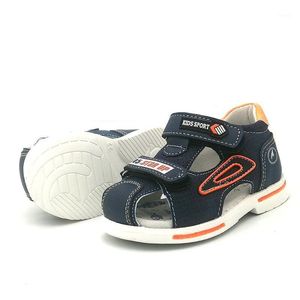 Sandals Fashion 1Pair PU Кожаный Мальчик Arch Поддержка Ортопедическая Детская Обувь + Внутренний 12,5-19см, Детская обувь