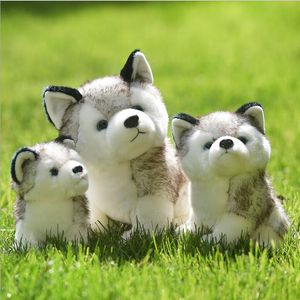 Simpatico cucciolo di simulazione bambola husky Giocattoli di peluche Regali Bambini Regalo di Natale Animali di peluche Bambole Giocattolo per bambini