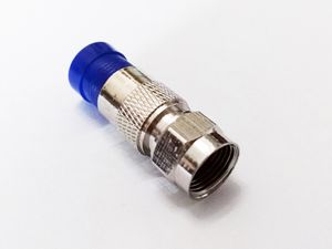 Kompressions-Koax-O-Ring-F-Stecker, RG6-Kabel-Satelliten-Adapter/40 Stück