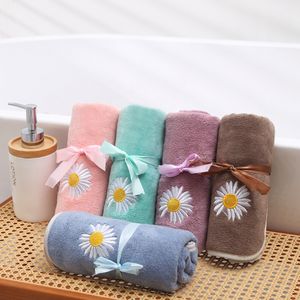 daisy towel superfine fiber Young Style washrag Simple sport towels thicken water absorption toweling household supplies WMQ862