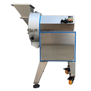 Elektrischer Gemüseschneider, kommerzielle automatische Obstschneidemaschine für Slicer Shredder Potato Rettich Cut Section Maker