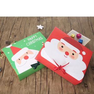 Scatole per confezioni regalo di Natale Borsa 31 * 25 * 8 cm Scatola di cartone di carta di lusso personalizzata, scatola regalo di Natale; scatola di caramelle per la vigilia di Natale 24 * 19,5 * 7 cm