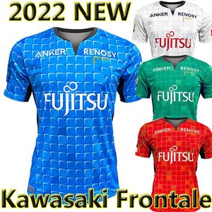 22/23 Kawasaki Frontale Soccer Jerseys J1 League 14 # Kengo # 11yu #oshima 2022 2023 Hem bule bort vit tredje gröna fotbollskjorta uniformer