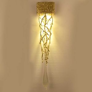Nordic LED Drop Lampa ścienna do dekoracji domu, pokój dzienny jadalnia sypialnia nocne Światła ścienne Oświetlenia 310724
