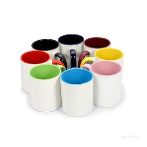 350ml Simple Mug Office Solid Color Cups Family Drinking Set Advertising Gift Cup T500718