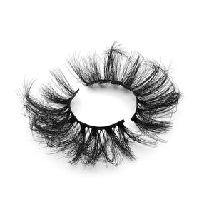 Partihandel i bulk 9D Faux Mink False Eyelash Messy Eyelashes Fluffy Wispies Multilayers REUSABLE Soft Lashes Handgjord Eye Lash Extension