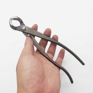 210mm Bonsai Knopp Cutter Concave Edge Cutter Root Cutting Twiers Ball Shear Saxar Landskap Modellering Garden Bonsai Tools 210719