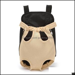 Car Seat Ers Pet Supplies Home & Garden Portable Security Puppy Small Dog Carrier Travel Front Back Backpack Carrying Pouch Bags Drop Delive