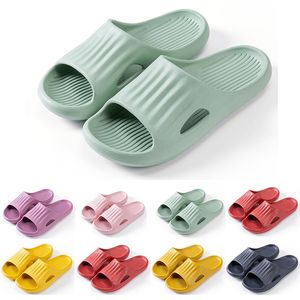 Sommar tofflor Slides skor D5 Män Kvinnor Sandal Plattform Sneaker Mens Kvinnor Röd Svart Vit Gul Slide Sandaler Trainer Utomhus Inomhus Slipper 36-45