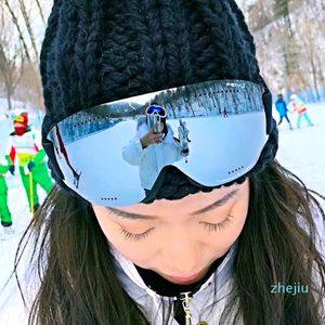 Men Women HD Ski Goggles UV400 Anti-Fog Ski Eyewear Winter Windproof Snowboard Glasses Skiing Goggles Snowboarding Glasses