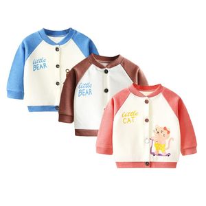 Pullover Cute Baby Boys Girls Sweater Kids Autumn Winter Toddler Kid Boy Clothes Children Knit Warm Knitwear Tops 1-6T