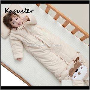 Borse Nursery Baby Kids Maternità Drop Delivery 2021 Sacco a pelo per bambini Bambini Campeggio Inverno Coperta calda e spessa Biancheria da letto Born Vacuum Bed Infa