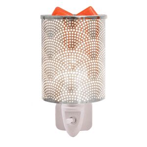 Elektrisk vax smält metall arom diffusor lampa oljebrännare natt ljus och hem doft för kontor sovrum spa aromaterap