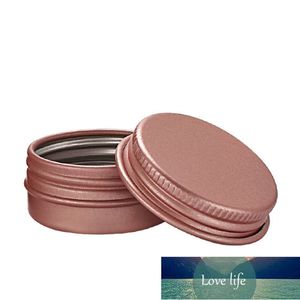 100 pcs 15g 5g 10G 30g Rose Gold Aluminum creme jarro Lip Scrub recipiente de contêiner labelo brilho vazio cosmético metal latas de contentores Preço de fábrica especialista Qualidade