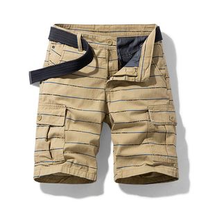Mäns Shorts Ren Bomull Sommar Mens Cargo Boys Casual Pocket Streetwear Plus Size Bermuda Z143