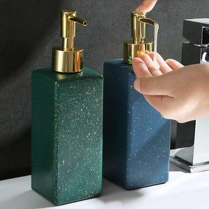 Liquid Soap Dispenser Nordic Shampoo Empty Bottle Shower Gel Push Hand Sanitizer Salle De Bain Bathroom Products DF50BX