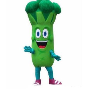Хэллоуин Счастливый брокколи талисман костюм высокого качества настроить мультфильм овощное овощное аниме тема персонаж для взрослых размер рождественские день рождения