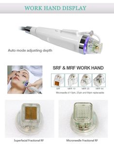 Gold RF Micro-needle Skin Tightening Face Lifting Machine Acne Treatment Scar Removal Microneedle Remove stretch marks Radio Frequency Beauty Salon Equipment