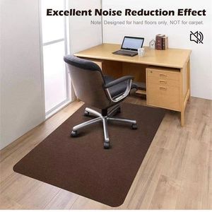 Office desk chair mat living room carpet cushion durable non-slip Floor Wood Protect rugs floor Solid color 220301