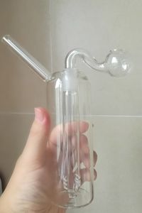 Vintage Cam Yağ Burner Boru 14mm Kadın Nargile Bong Su Sigara Için Bansbler Heady Dab Rigs