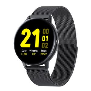 I11 Smart Klockor Man Kvinnor Tjej EKG Heart Rate Watch Body Temperatur Sova Monitor Vattentäta SmartWristband för Android iOS ect. Dhl