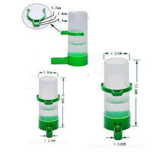 Altre forniture per uccelli 65/150ml Bevitore Feeder Waterer con clip per voliera Budgie Lovebird Canary Pet Dropship Frrg