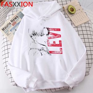 Ataque em Titan Shingeki No Kyojin Hoodies Masculino Anime Impresso Harajuku Plus Size Homens Moletons Hip Hop 2021 Y0803