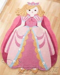 Ковры настройки розовой девочки принцесса мультфильм детская детская комната гостиная