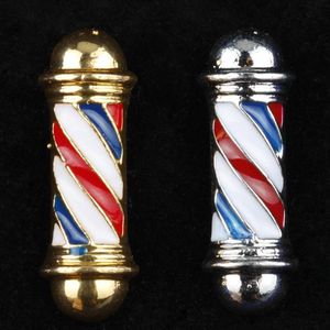 Spille, spille Fashion Barber Shop Pole 3D Spilla Distintivo Hip Hop Parrucchiere Spille gotiche