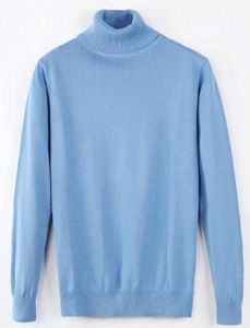 2021 악어 자수 가을 겨울 스웨터 캐주얼 긴 소매 하이넥 남성 스웨터 니트 패션 솔리드 컬러 탑 바닥 셔츠