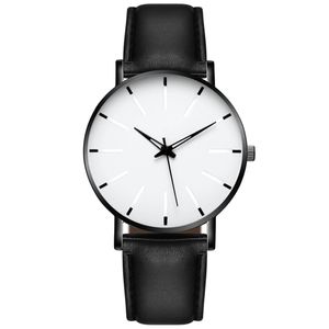 Mens Quartz Watches Men Casual Dial Leather Strap Montre De Luxe Watch Color2