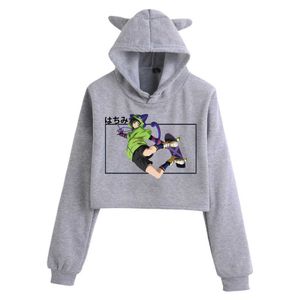 Hot Anime SK8 The Infinity Miya Hoodie Fashion Pullovers Tops Cute Print Woman Bluza Y0804