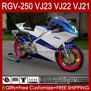 Corpo de OEM para Suzuki RVG250 250cc VJ 23 RGV250 SAPC VJ23 Cowling RGV-250CC 1997 1998 Bodywork 107HC.47 RGVT-250 Race Stock RGVT RGV 250 CC RGV-250 Painel 97 98