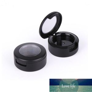 Packing Bottles Dia 26mm Eye Shadow Compact Matte Black Small Eyeshadow Palette Empty Cosmetic Container Round Lipstick Box 50 PCS1 Factory price expert design