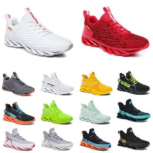 Top Running Shoes for Mens Comfortable Breathable Jogging Triple Black White Red Yellow Neon Grey Orange Bule Sports Sneakers Trainers Fashion Outdoor GAI
