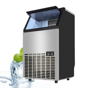 Máquina de gelo Commercial Leite Tea Shop Bar Máquina de Gelo Cubo Automático