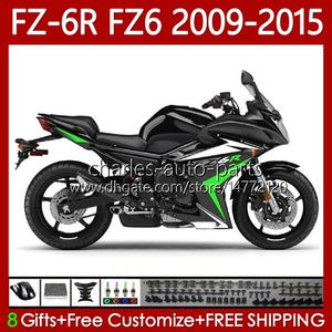 موتو الجسم ل Yamaha FZ6 FZ 6 R 6 R 600 6R 6N FZ-6N 09-15 هيكل السيارة 103NO.19 FZ600 FZ6R FZ-6R 09 10 11 12 13 14 15 FZ6N 2009 2012 2012 2012 2014 2014 2014 2015 2015 OEM FALTINGS لامع بلك