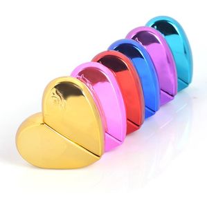 20ml Heart Shaped Perfume Bottle Portable Fillable Empty Packing Spray Bottles Sub-Bottle Travel Love Glass Spray Tubes