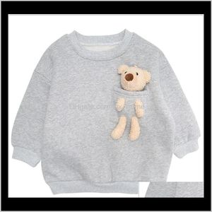 Clothing Baby Maternity Drop Delivery 2021 Autumn Winter Baby Boys Girls Cartoon Sweaters Cotton Kids Long Sleeve Sweatshirt Children Pullove