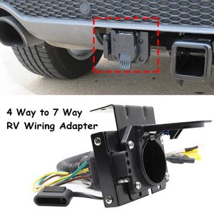 Wholesale truck connectors for sale - Group buy Parts Way Flat To RV Blade Style Trailer Truck Wiring Adapter Connector Kit Light Plug Set Convenient Replace