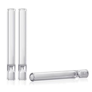 100mm Hot Selling Glass Pipe Transparent Rak Tube Cigarette Holder Sugmunstycke Rör